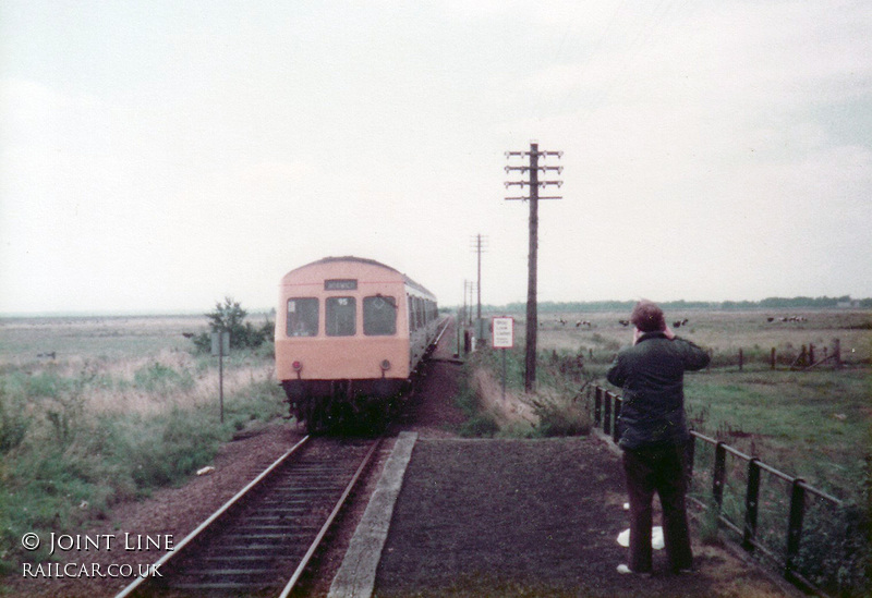 Class 101 DMU at Berney Arms