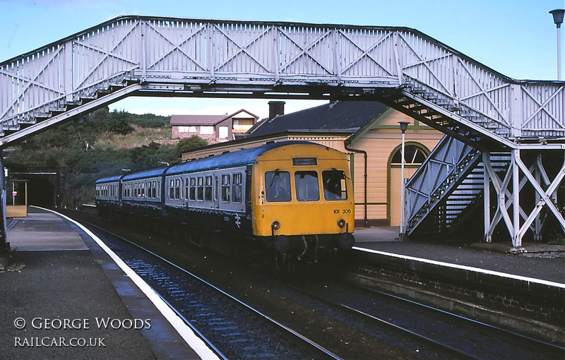 Class 101 DMU at North Queensferry