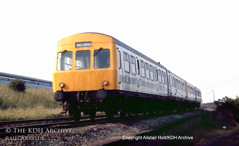 Class 101 DMU at Seaton Carew