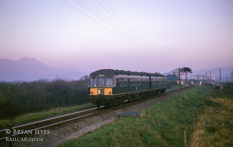 Class 101 DMU at Porthmadog