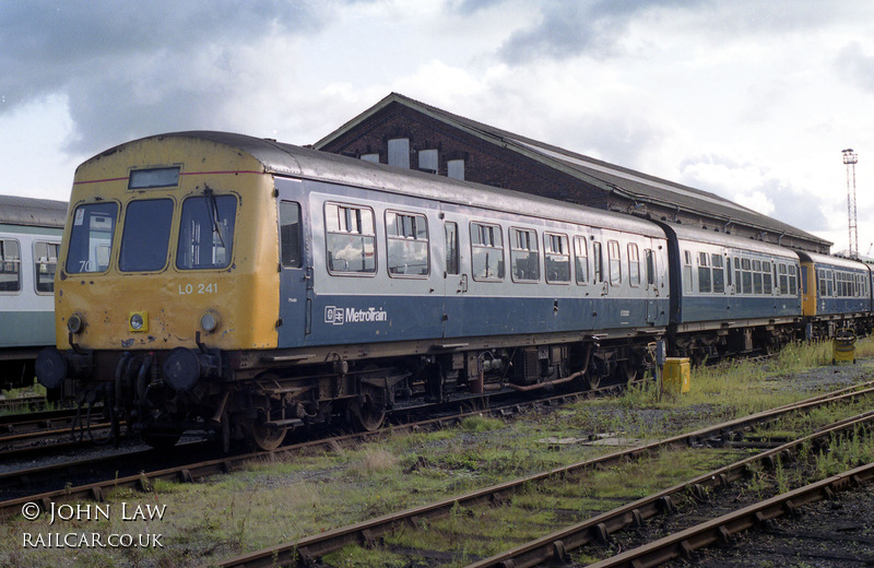 Class 101 DMU at Chester depot