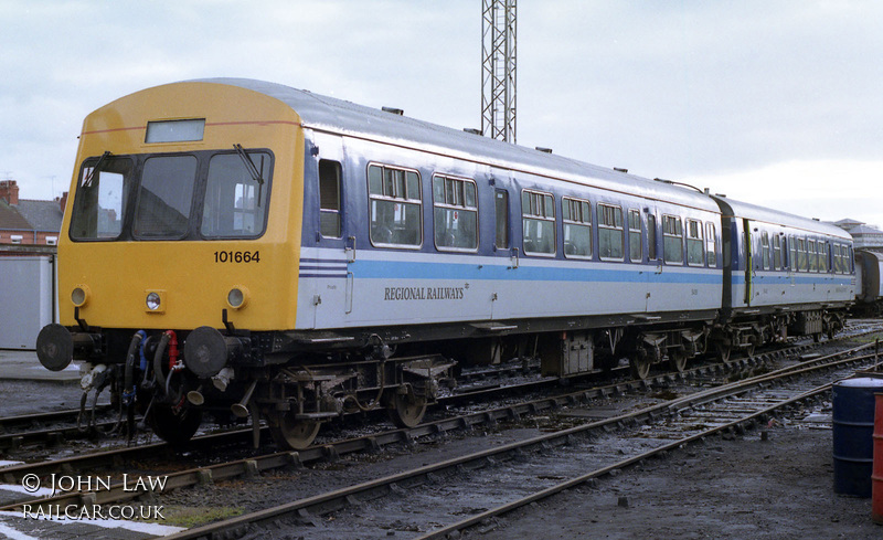 Class 101 DMU at Chester depot