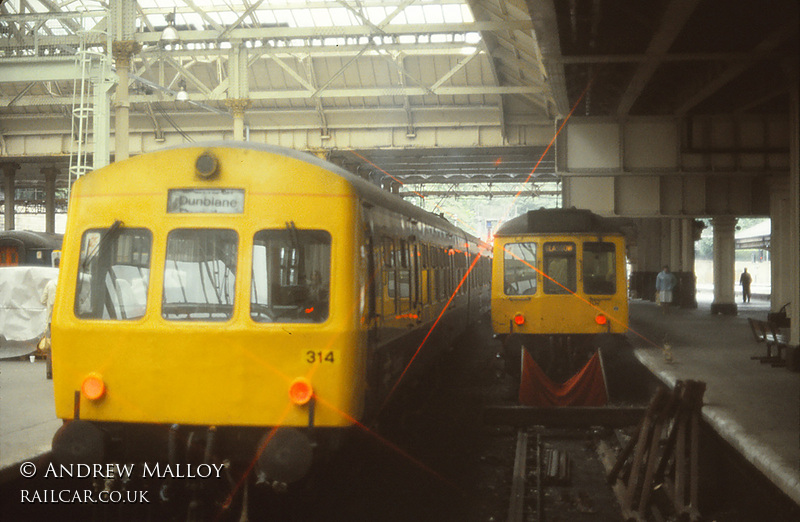 Class 101 DMU at Edinburgh Waverley