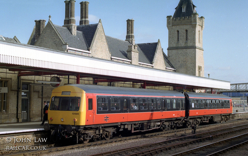 Class 101 DMU at Lincoln Central