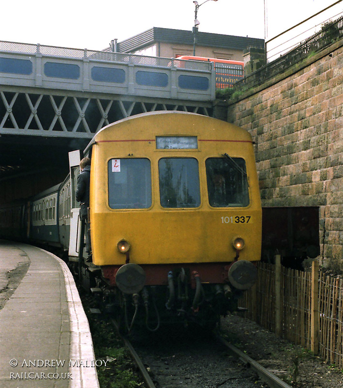 Class 101 DMU at Glasgow Queen Street