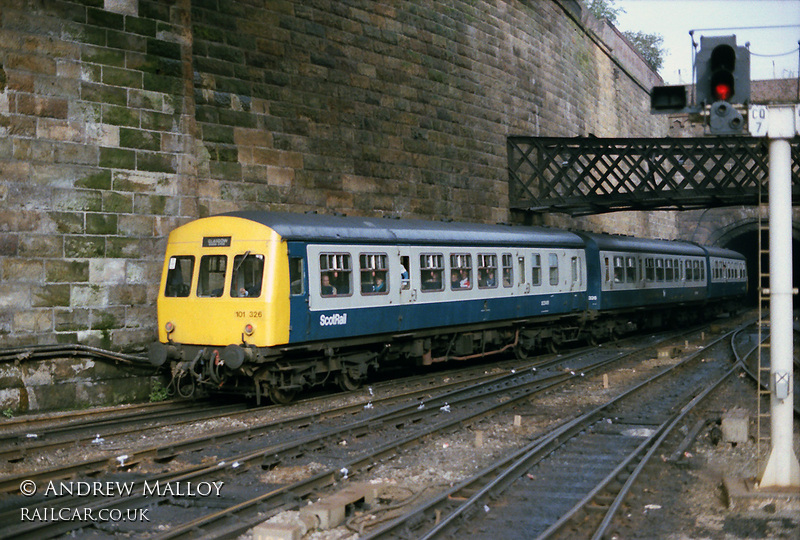 Class 101 DMU at Glasgow Queen Street