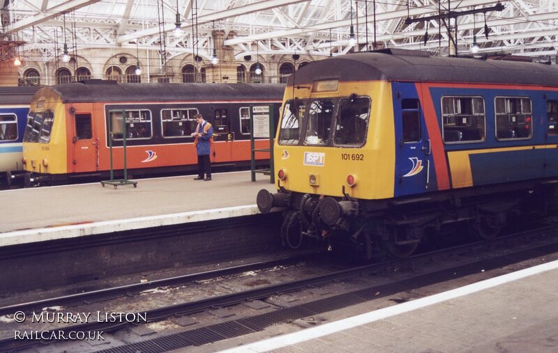 Class 101 DMU at Glasgow Central