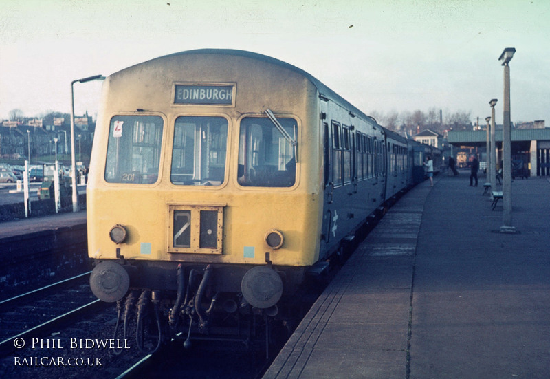 Class 101 DMU at Kirkcaldy