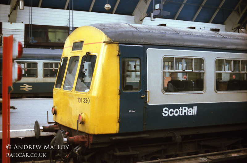 Class 101 DMU at Glasgow Queen Street