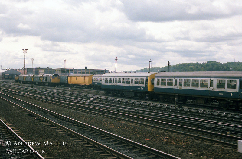 Class 101 DMU at Haymarket depot