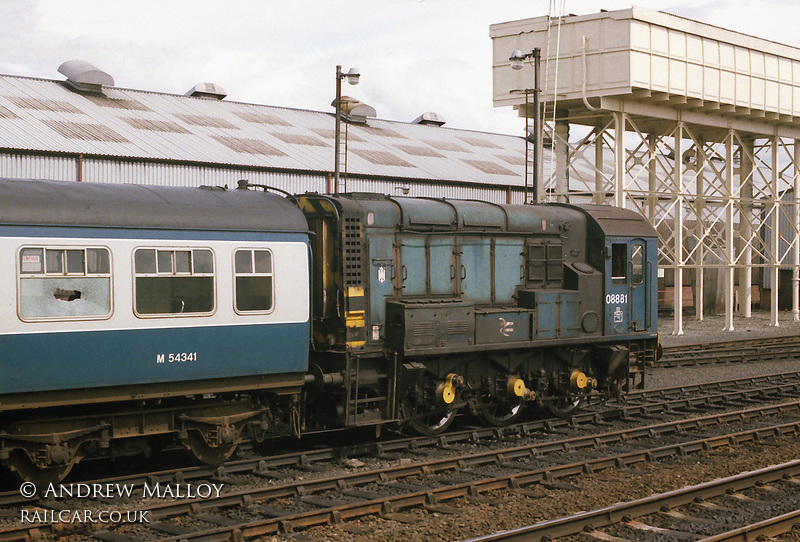 Class 101 DMU at Haymarket depot