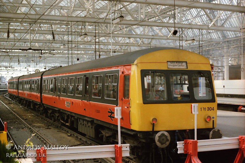 Class 101 DMU at Glasgow Central