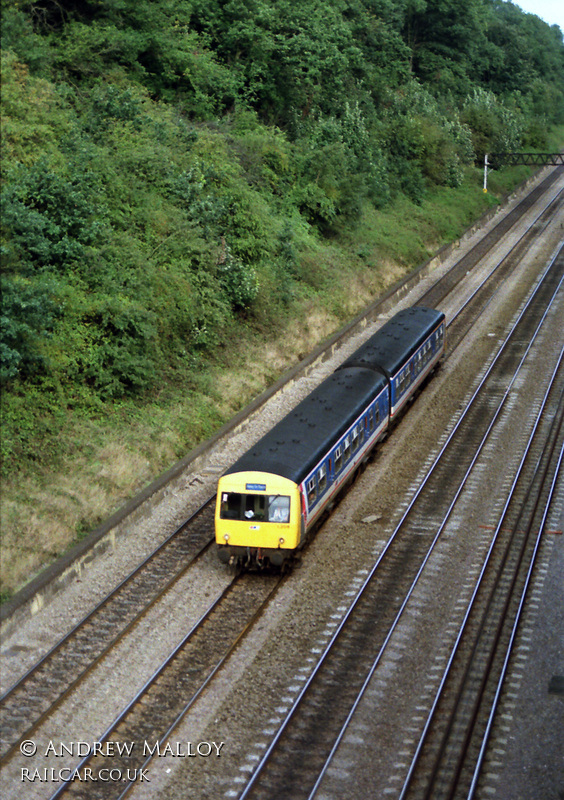 Class 101 DMU at Sonning Cutting