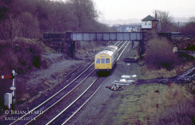 Class 101 DMU at Plean Junction, Stirling