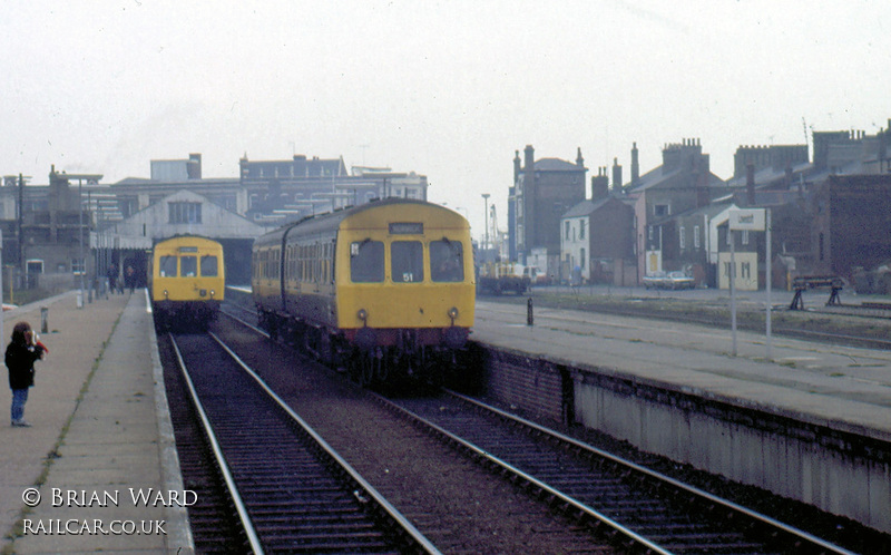 Class 101 DMU at Lowestoft