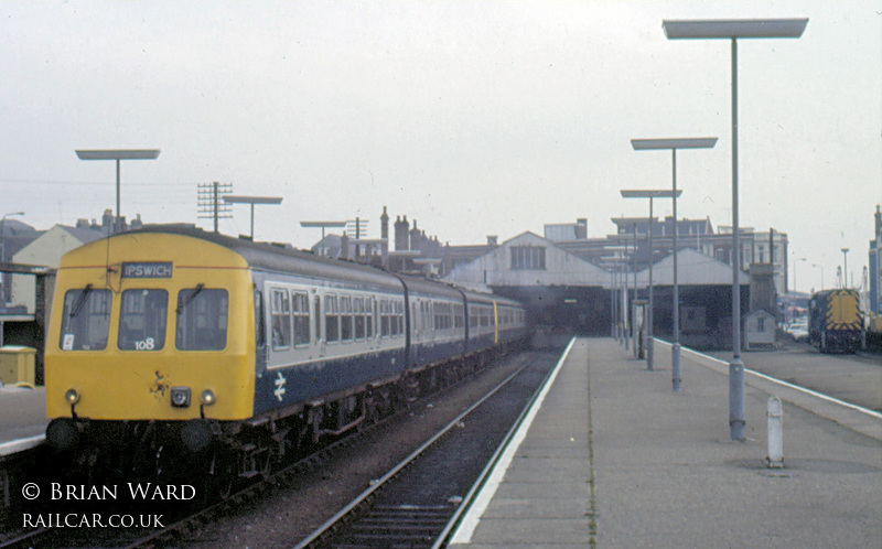 Class 101 DMU at Lowestoft