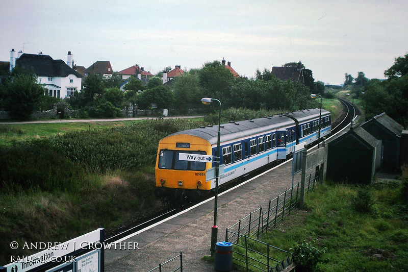 Class 101 DMU at West Runton