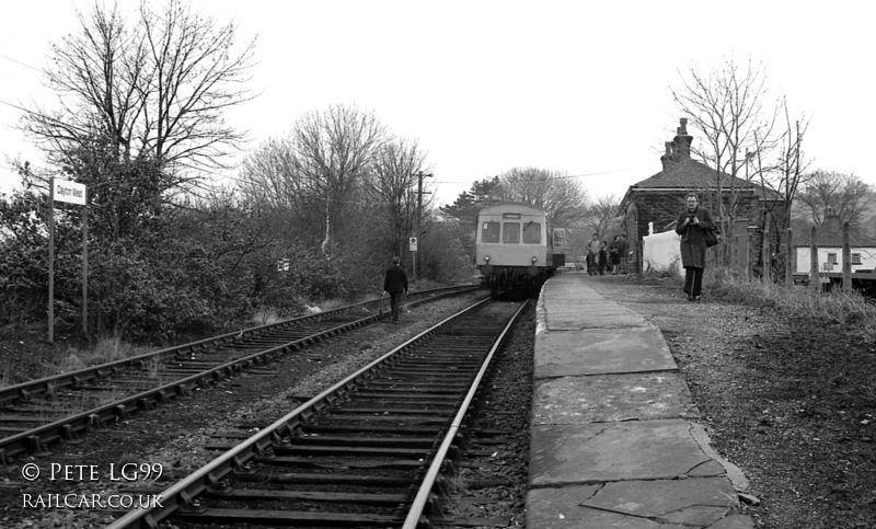 Class 101 DMU at Clayton West