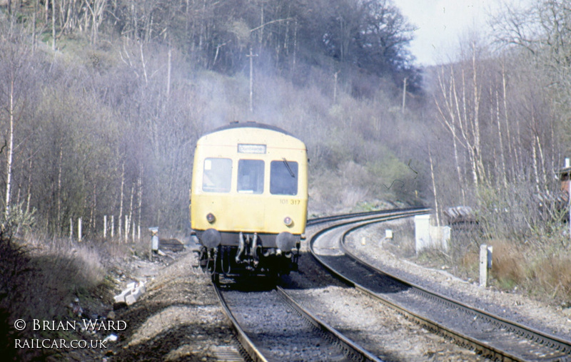 Class 101 DMU at Bridge of Allan