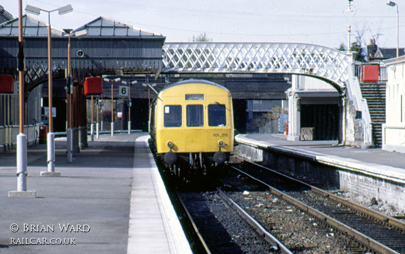 Class 101 DMU at Stirling