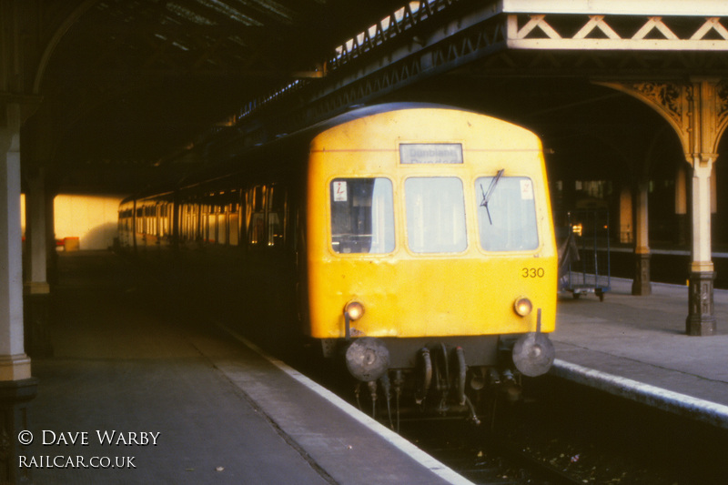 Class 101 DMU at Edinburgh Waverley