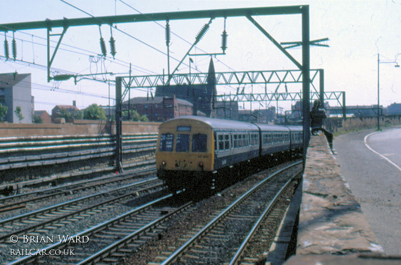 Class 101 DMU at Salkeld Street, Glasgow