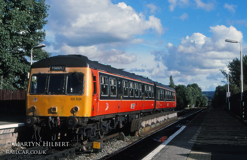 Class 101 DMU at Romiley