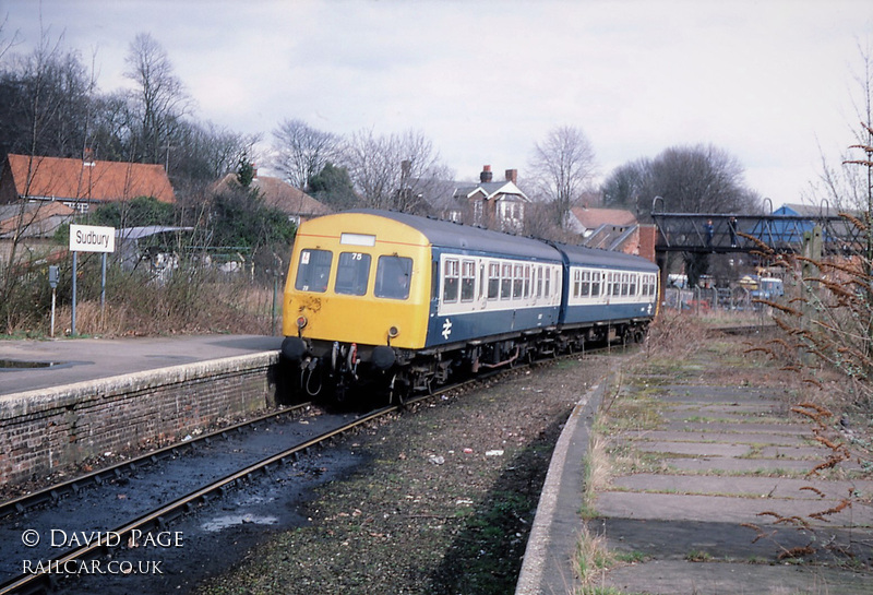 Class 101 DMU at Sudbury