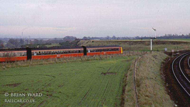 Class 101 DMU at Carmuirs East Junction