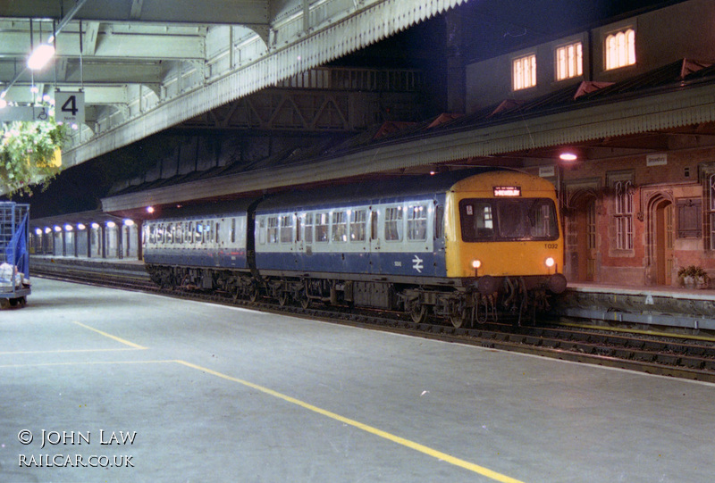 Class 101 DMU at Shrewsbury