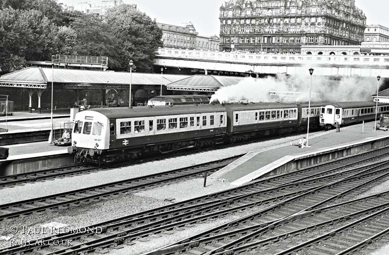 Class 101 DMU at Edinburgh Waverley