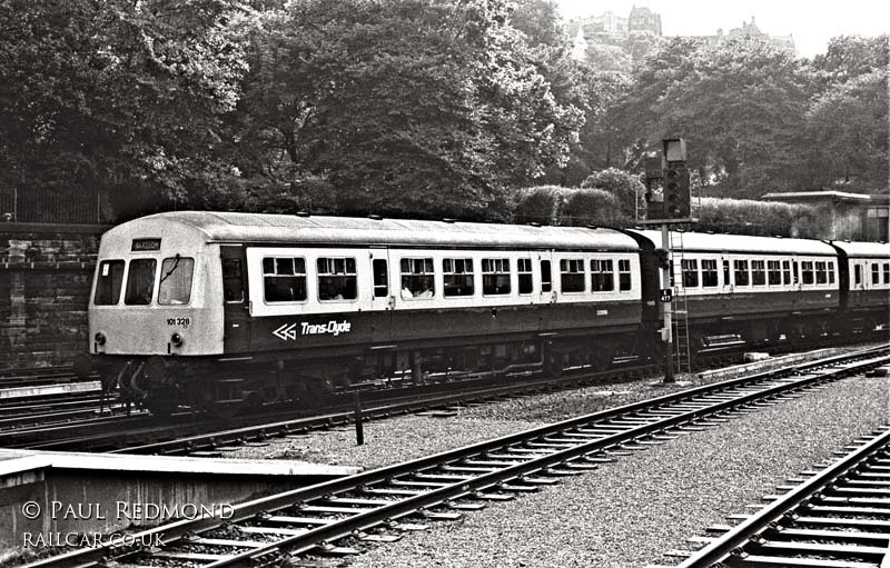 Class 101 DMU at Edinburgh Waverley