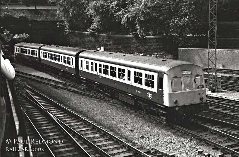 Class 101 DMU at Edinburgh Waverley