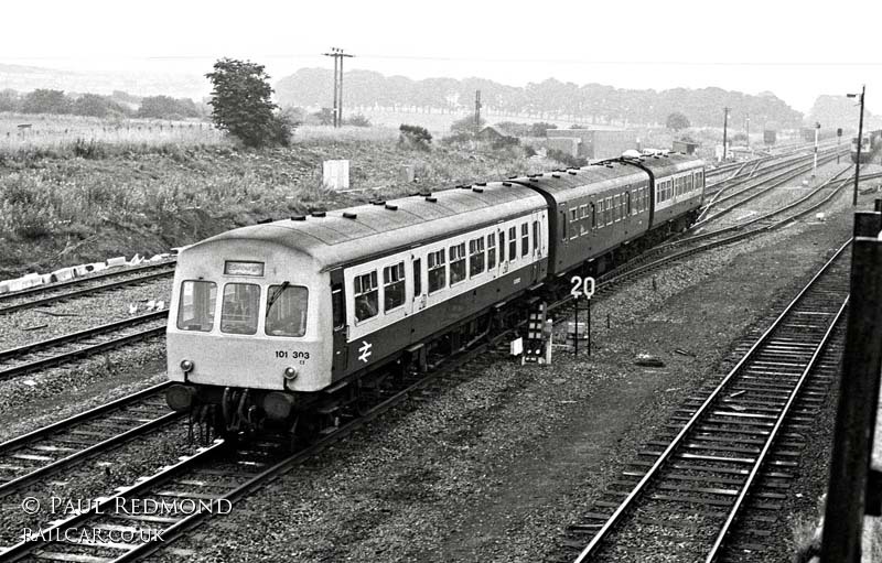 Class 101 DMU at Townhill Junction