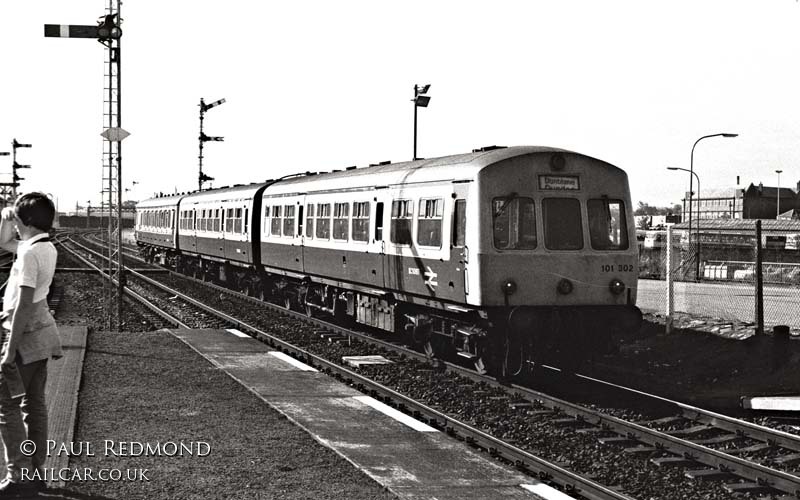 Class 101 DMU at Stirling