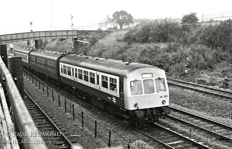 Class 101 DMU at Townhill Junction