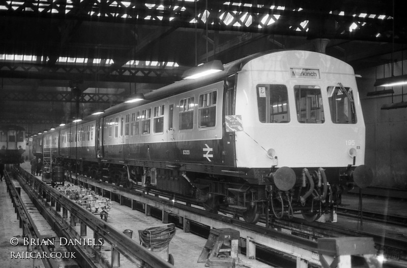 Class 101 DMU at Dundee depot