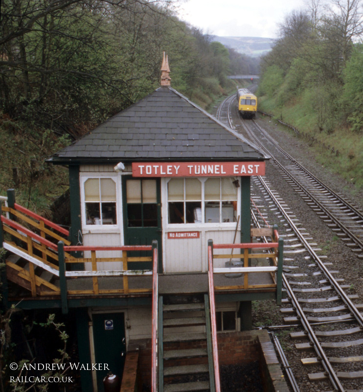 Class 101 DMU at Totley Tunnel East