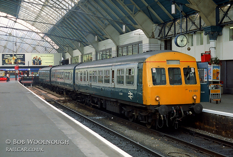 Class 101 DMU at Glasgow Queen Street Station