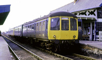 Class 103 DMU at Barmouth