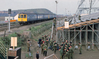 Class 104 DMU at Rainhill