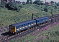 Class 104 DMU at Farington Curve