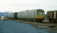 Class 104 DMU at Lancaster Up Yard Sidings