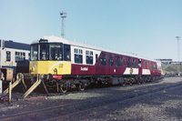 Class 104 DMU at Eastfield depot