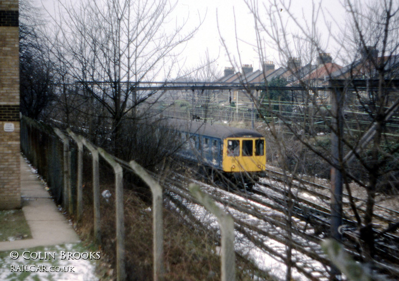 Class 104 DMU at Woodgrange Park