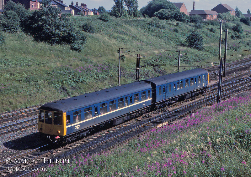 Class 104 DMU at Farington Curve