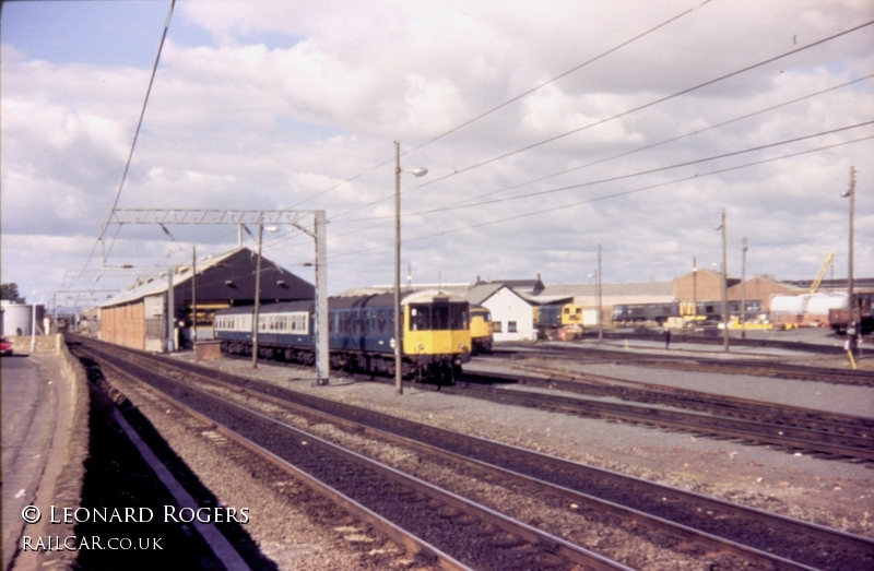 Class 104 DMU at Ayr depot