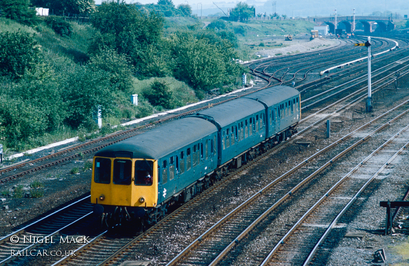 Class 104 DMU at Wellingborough