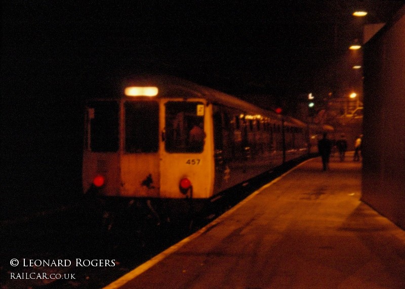 Class 104 DMU at Edinburgh Waverley