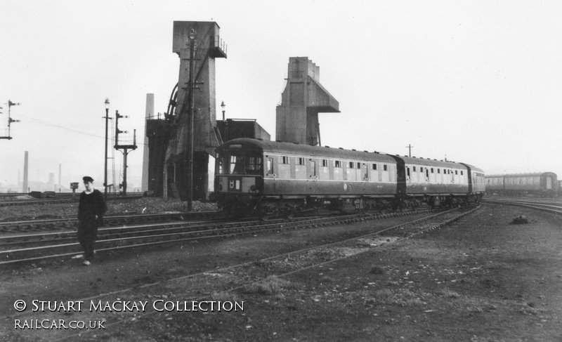 Class 104 DMU at Huddersfield Hillhouse depot